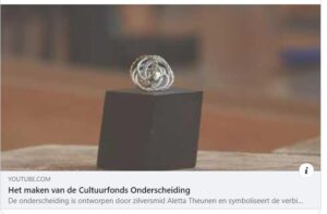 Broche voor het cultuurfonds
